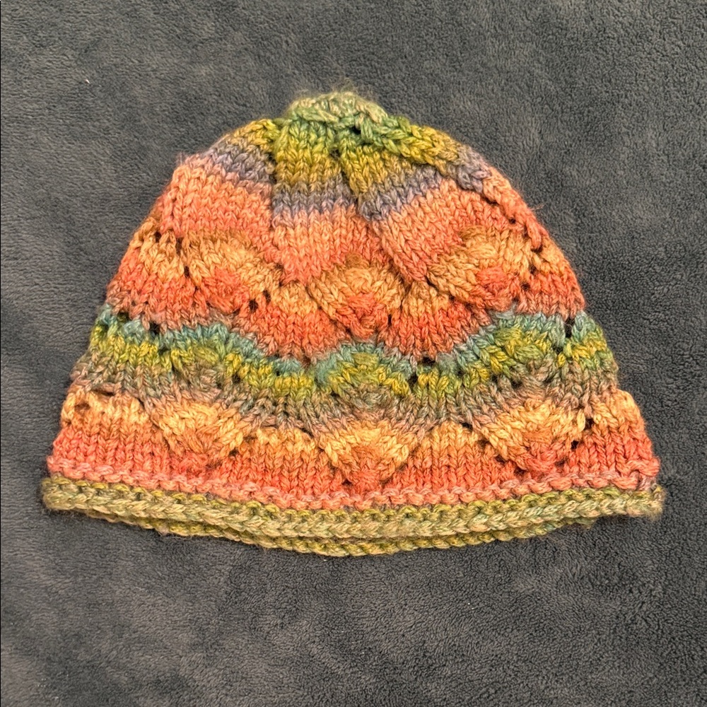 Multicolor handmade crochet Beanie